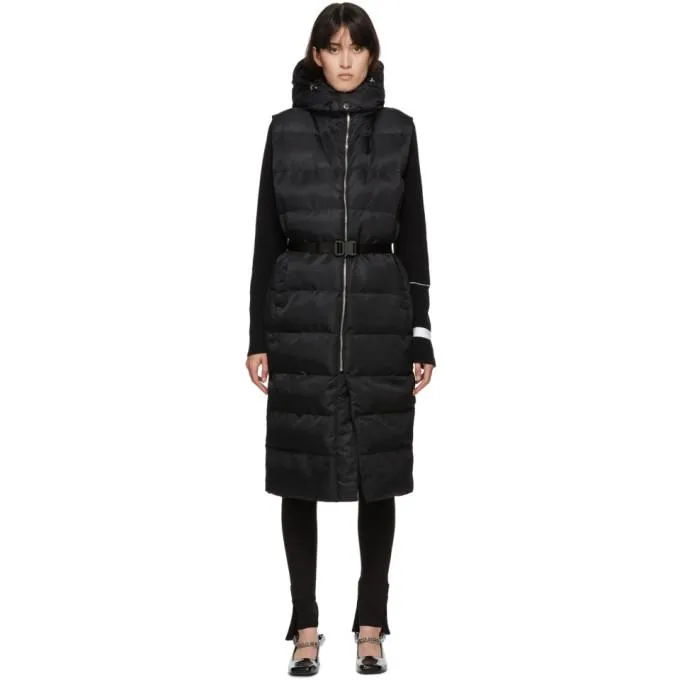 1017 ALYX 9SM Black Long Puffer Vest