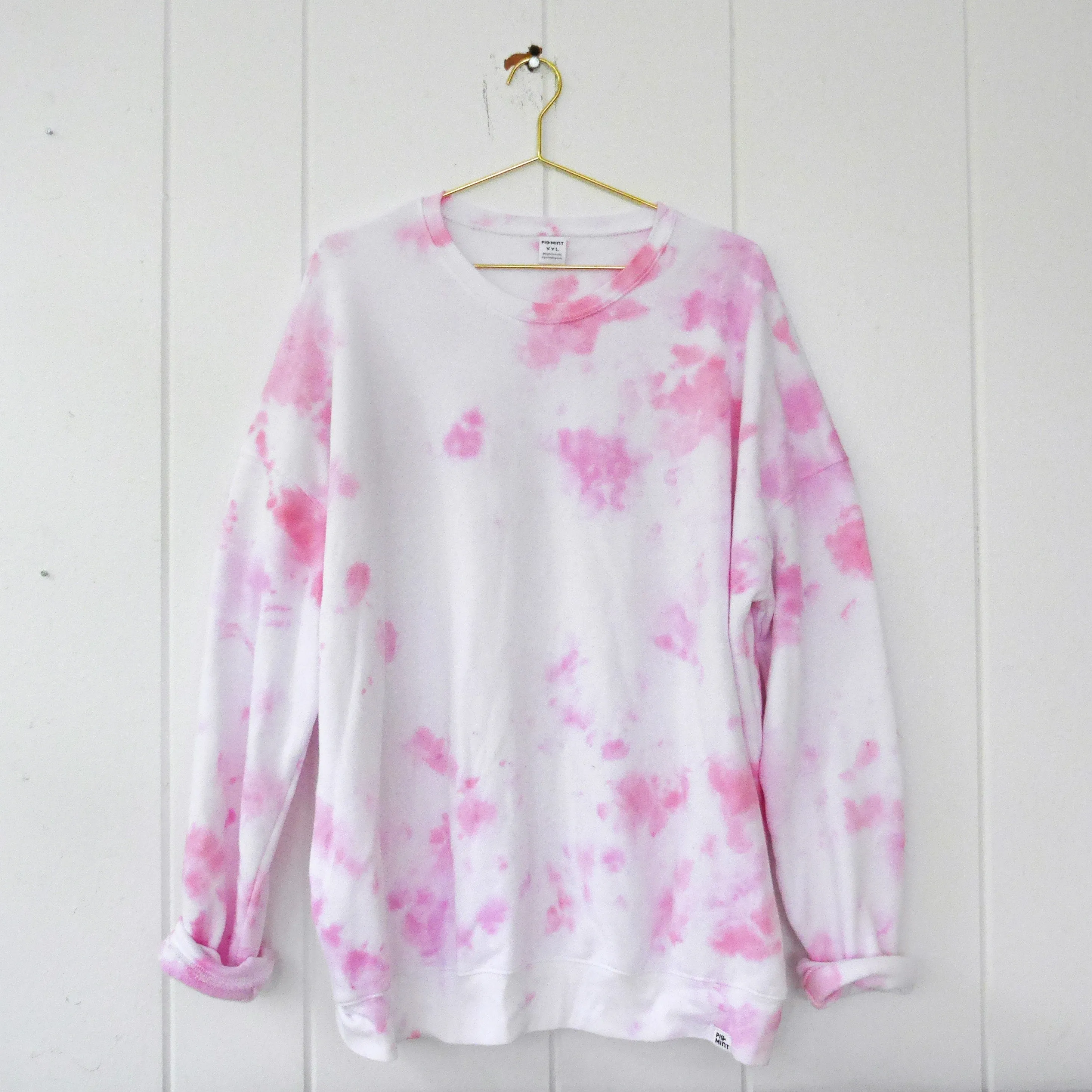 Adult Cloud-Dyed Crew Neck or Full-Zip Hoodie