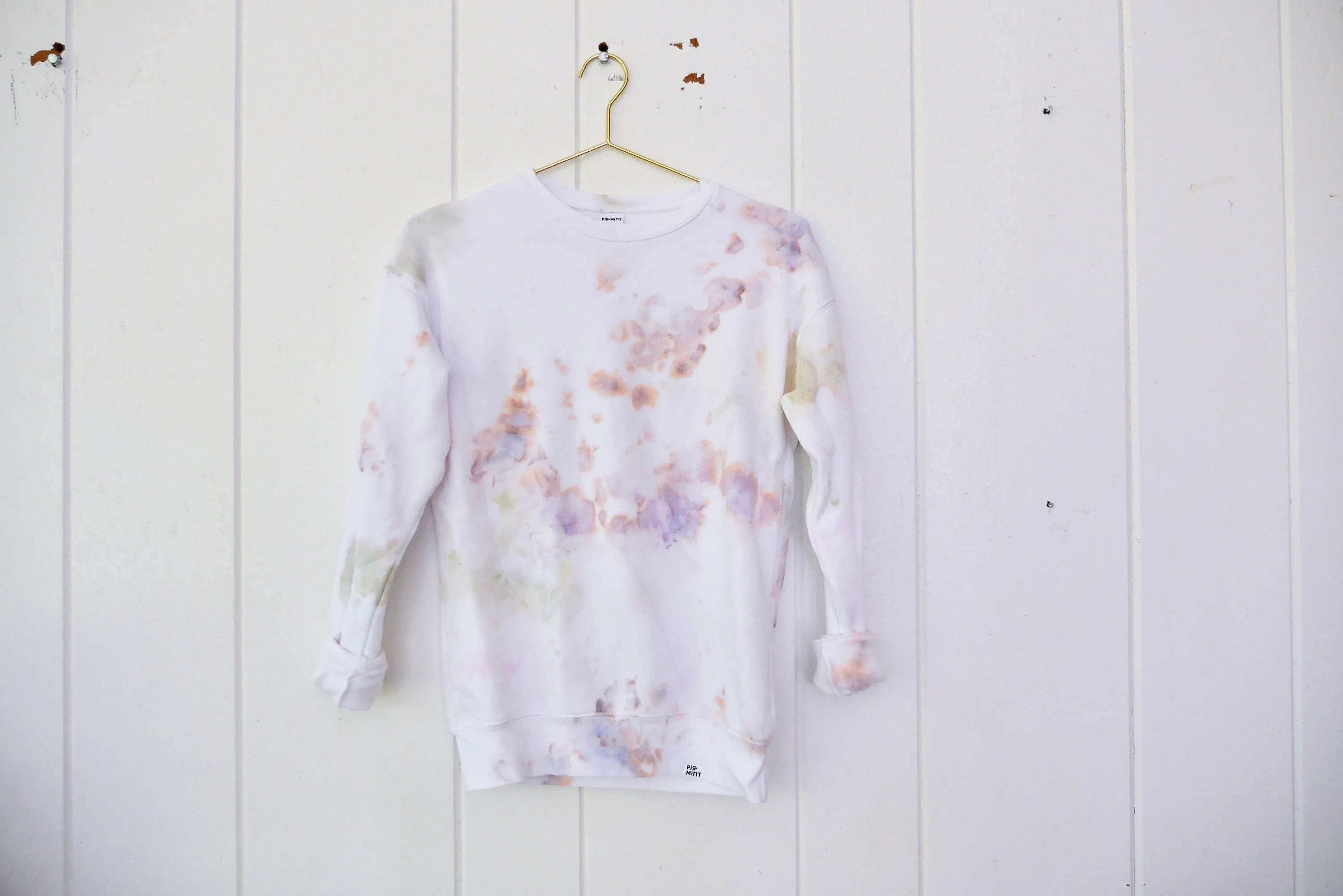 Adult Cloud-Dyed Crew Neck or Full-Zip Hoodie