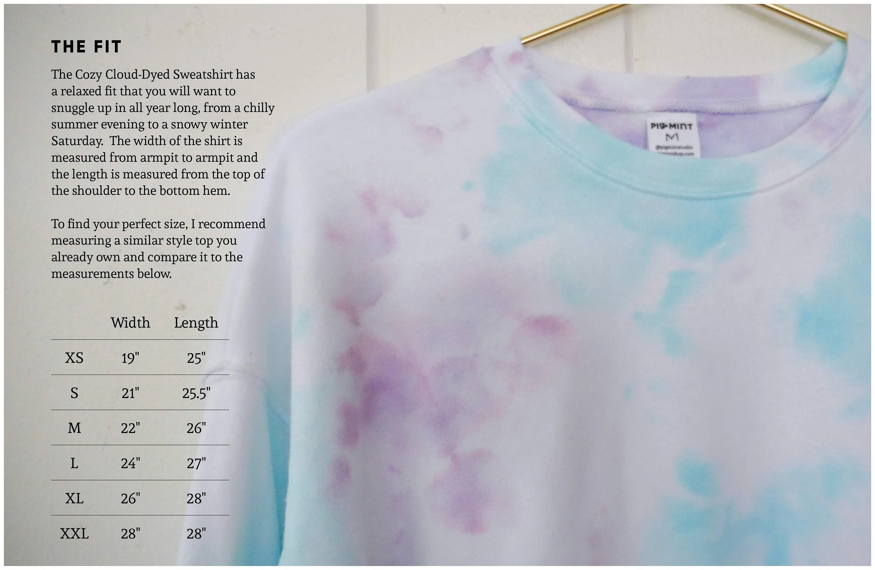 Adult Cloud-Dyed Crew Neck or Full-Zip Hoodie
