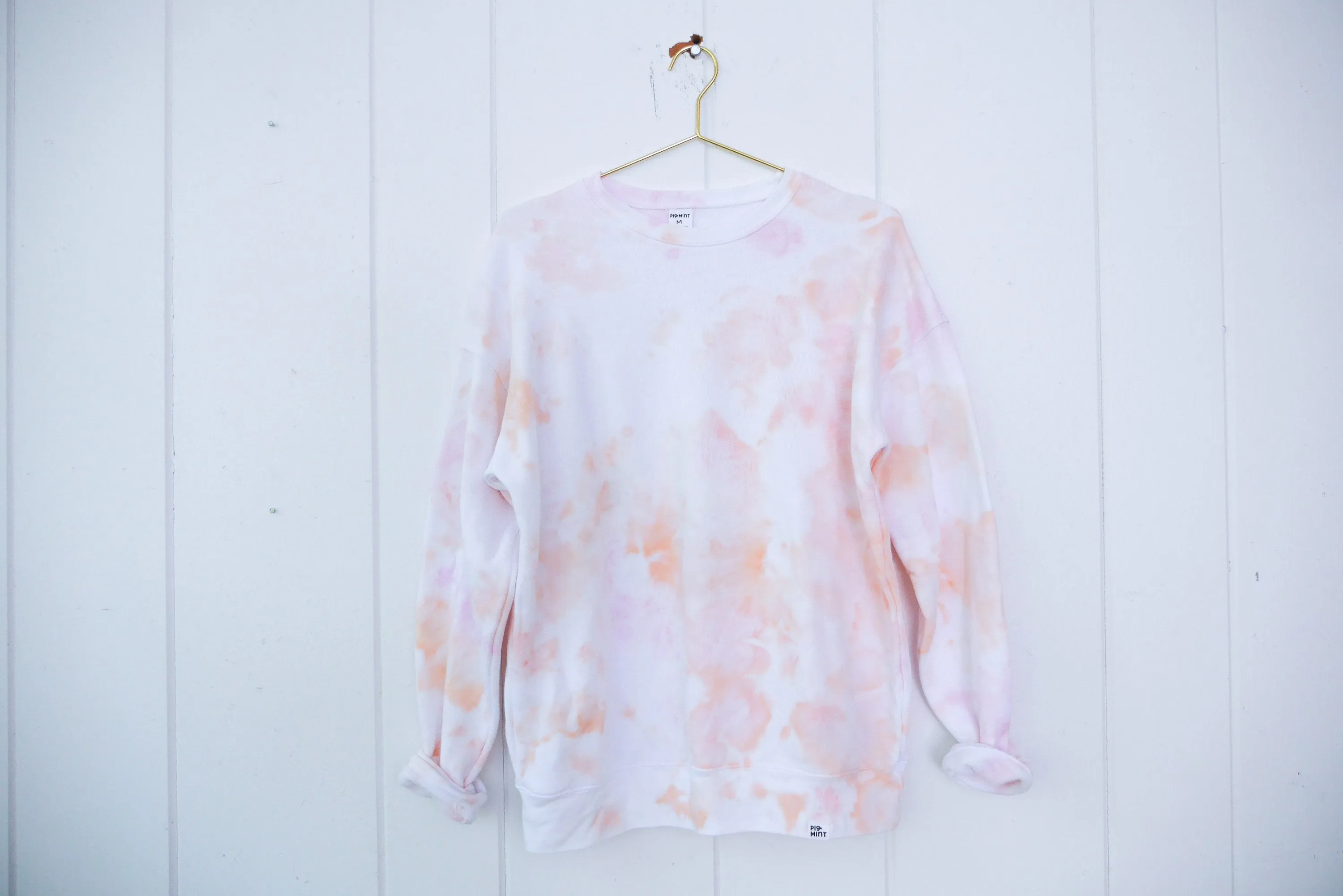 Adult Cloud-Dyed Crew Neck or Full-Zip Hoodie