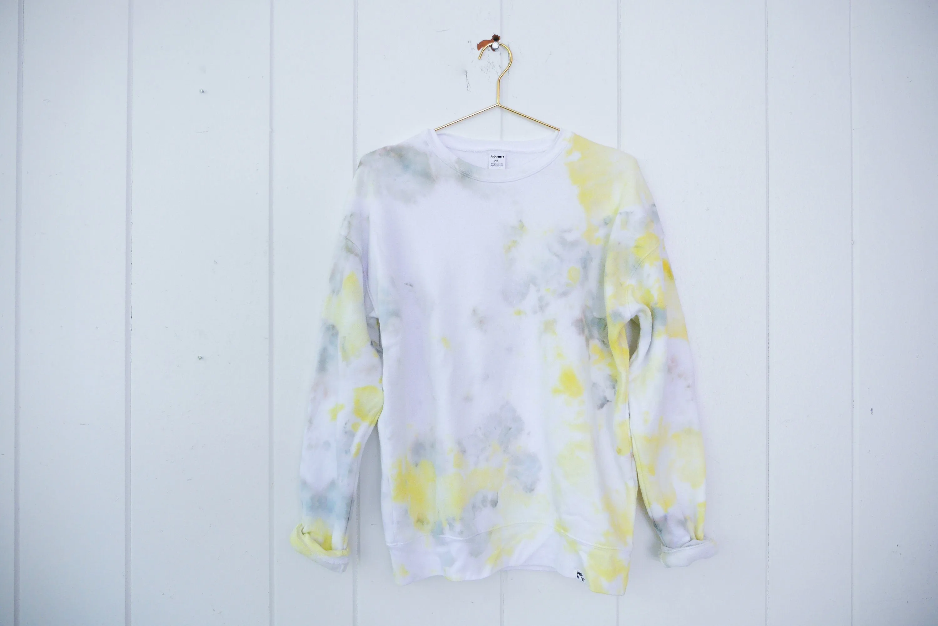 Adult Cloud-Dyed Crew Neck or Full-Zip Hoodie