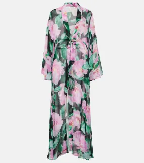 Alexandra Miro Betty floral kaftan