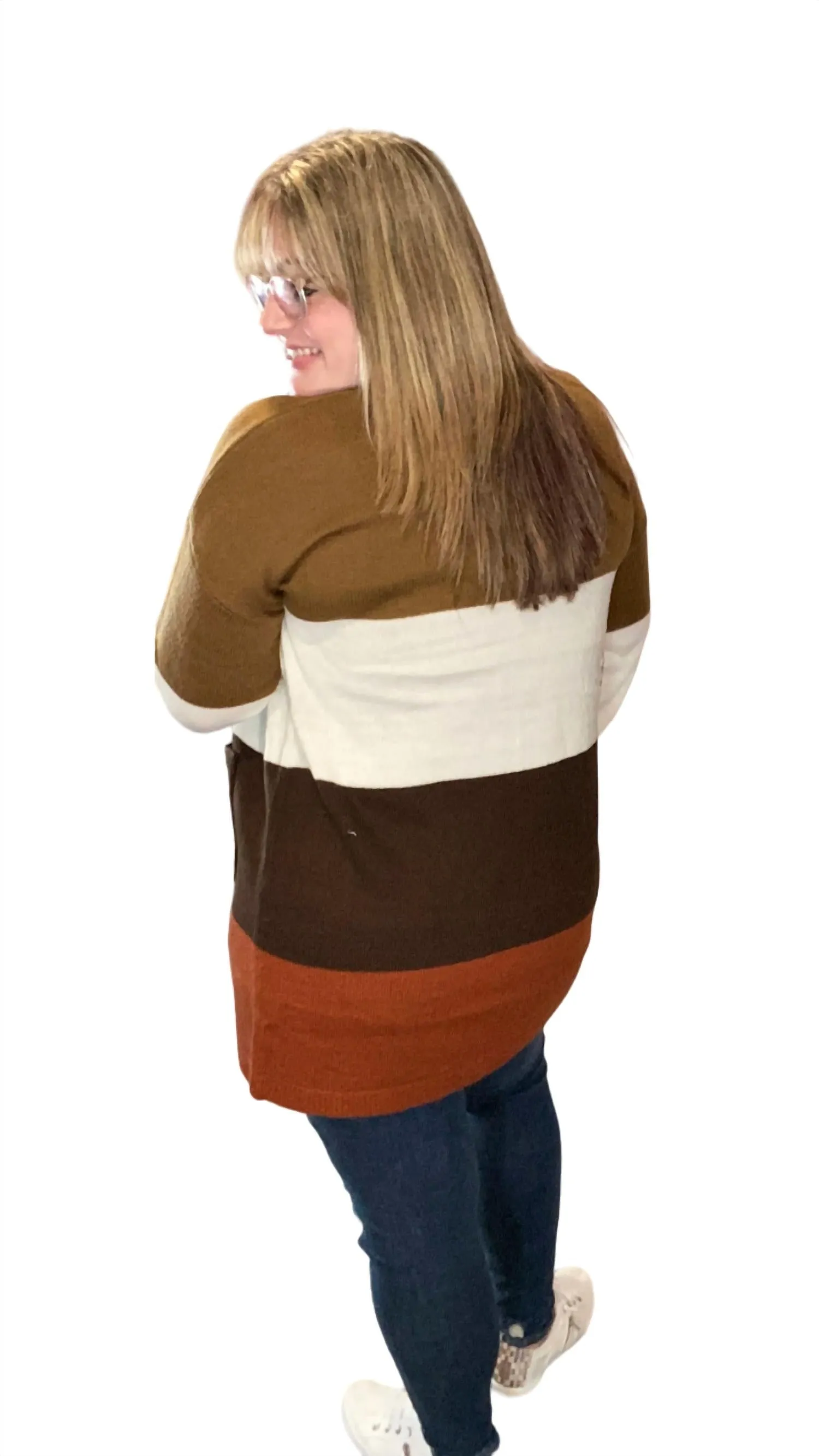 Andree By Unit - Colorblock Cardigan