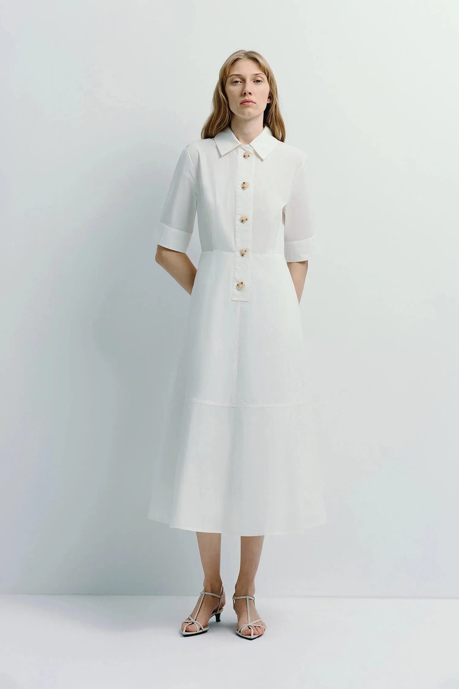 Beca Midi Shirt Dress