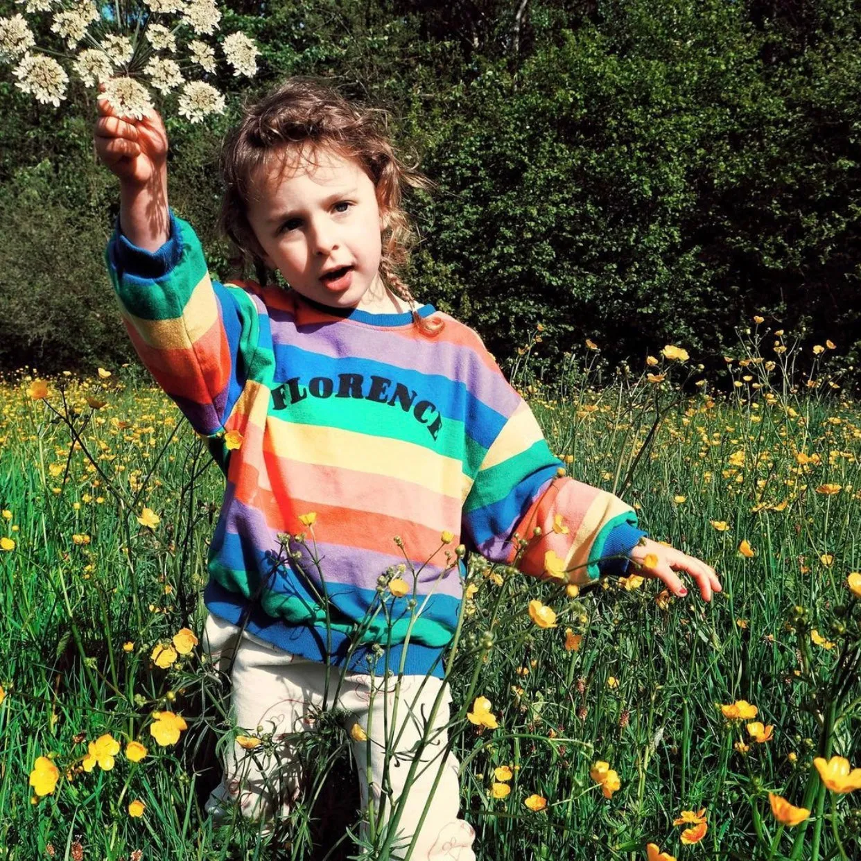 Bright Arch Name Rainbow Kids Jumper