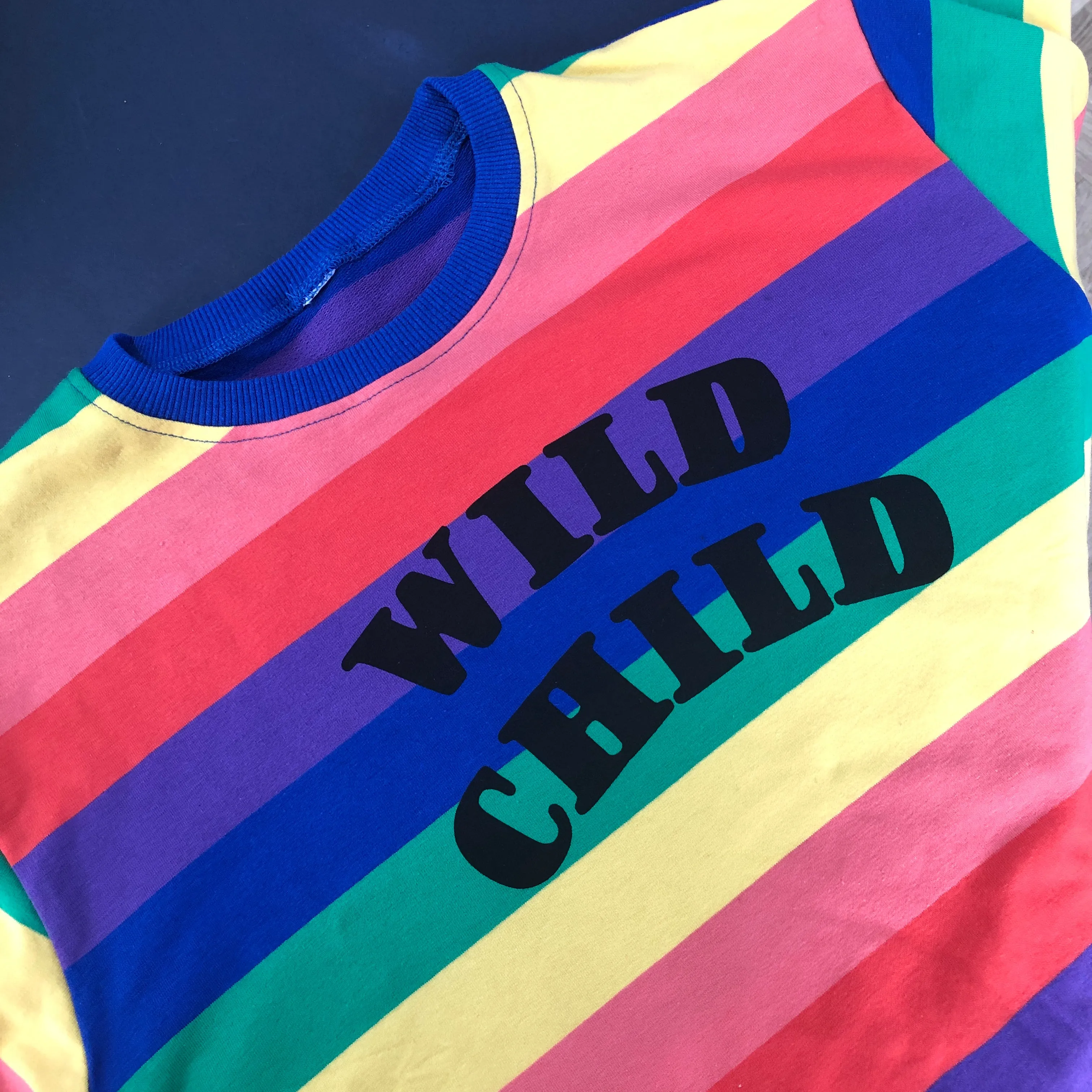 Bright Arch Name Rainbow Kids Jumper
