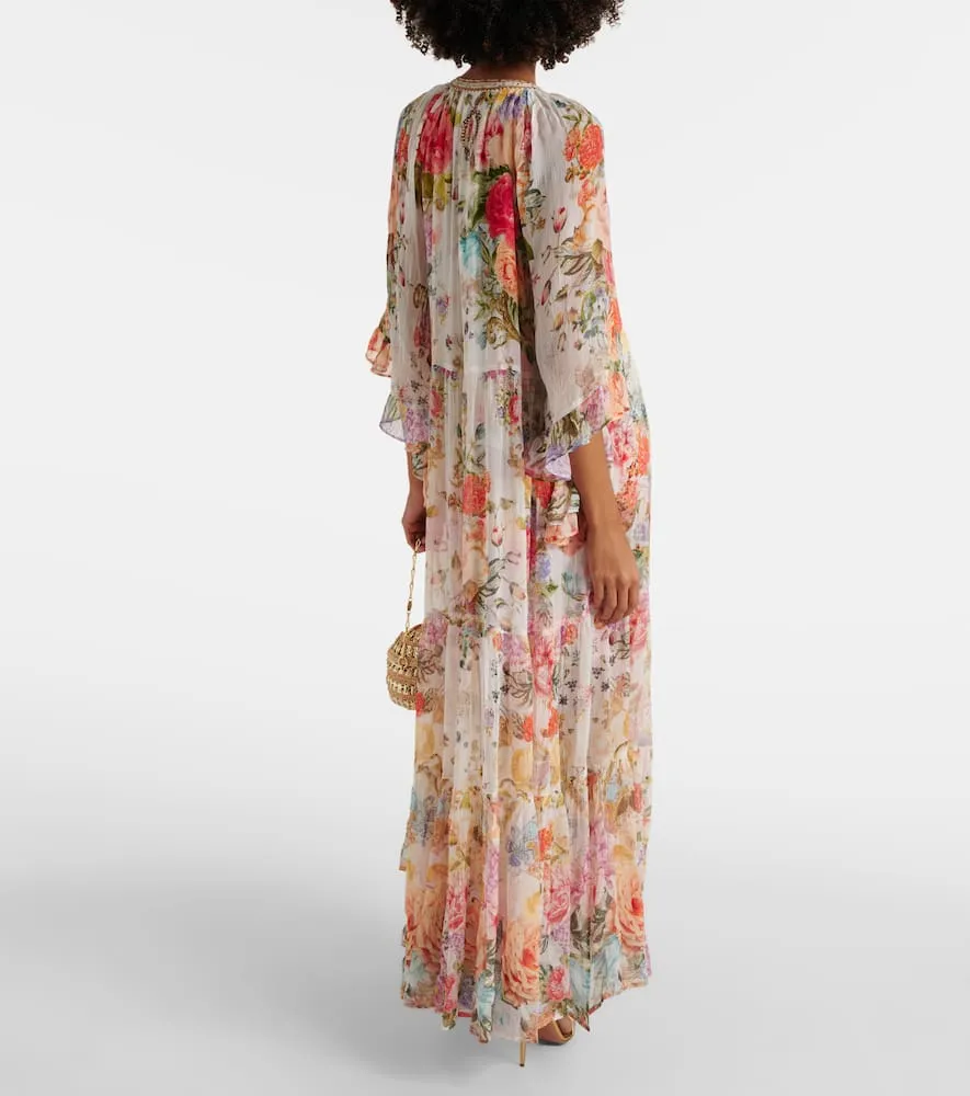 Camilla Sew Yesterday silk maxi dress