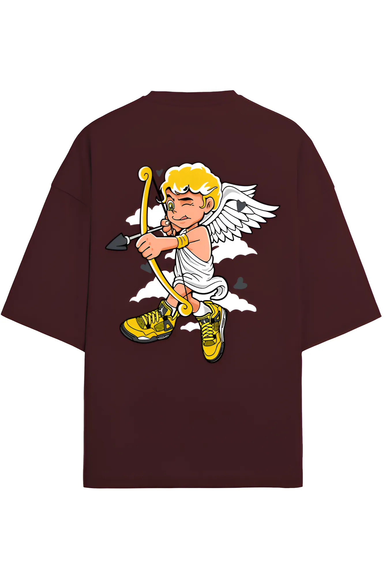Cute Cupid Angel Premium Unisex Terry Oversized T-Shirt