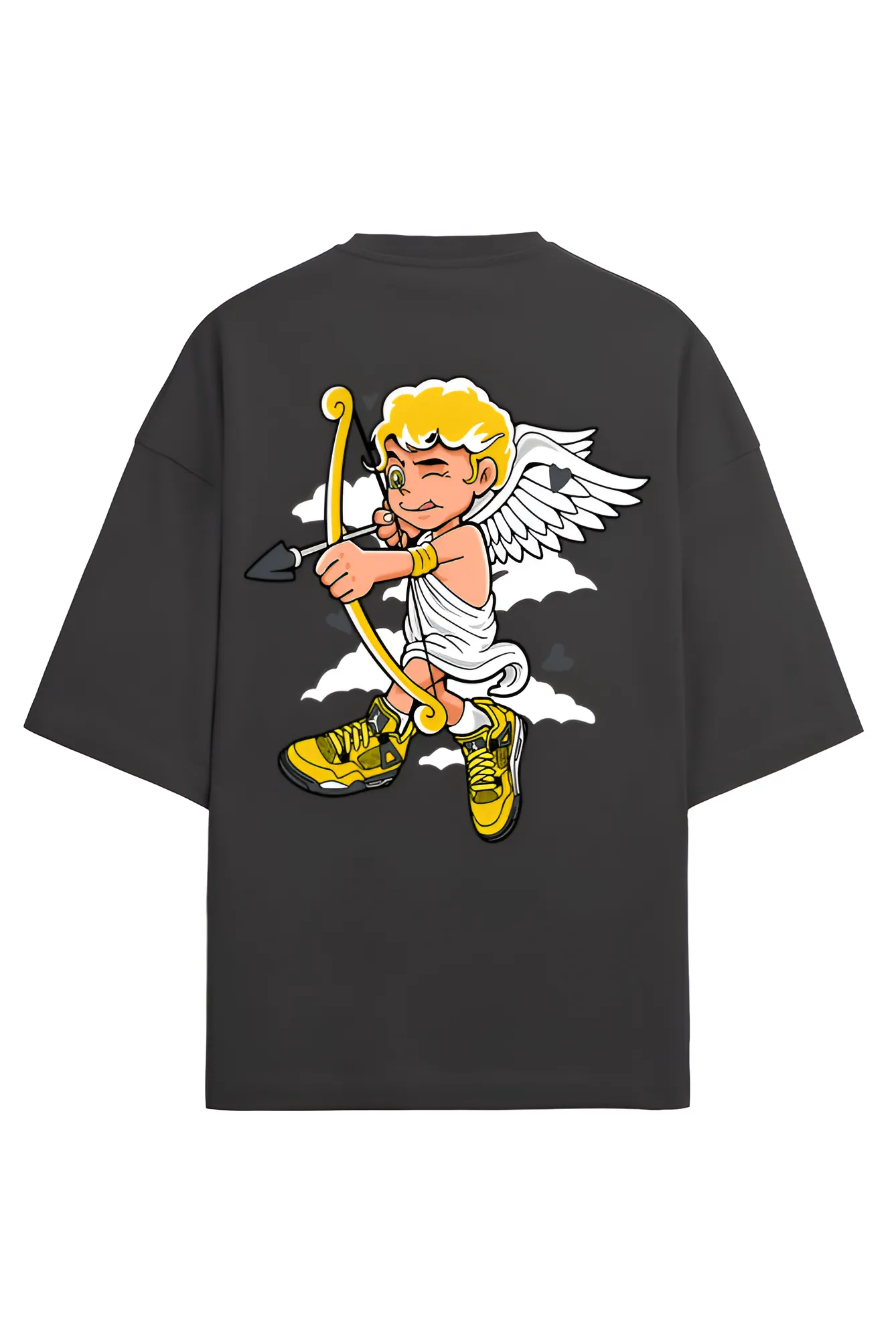Cute Cupid Angel Premium Unisex Terry Oversized T-Shirt