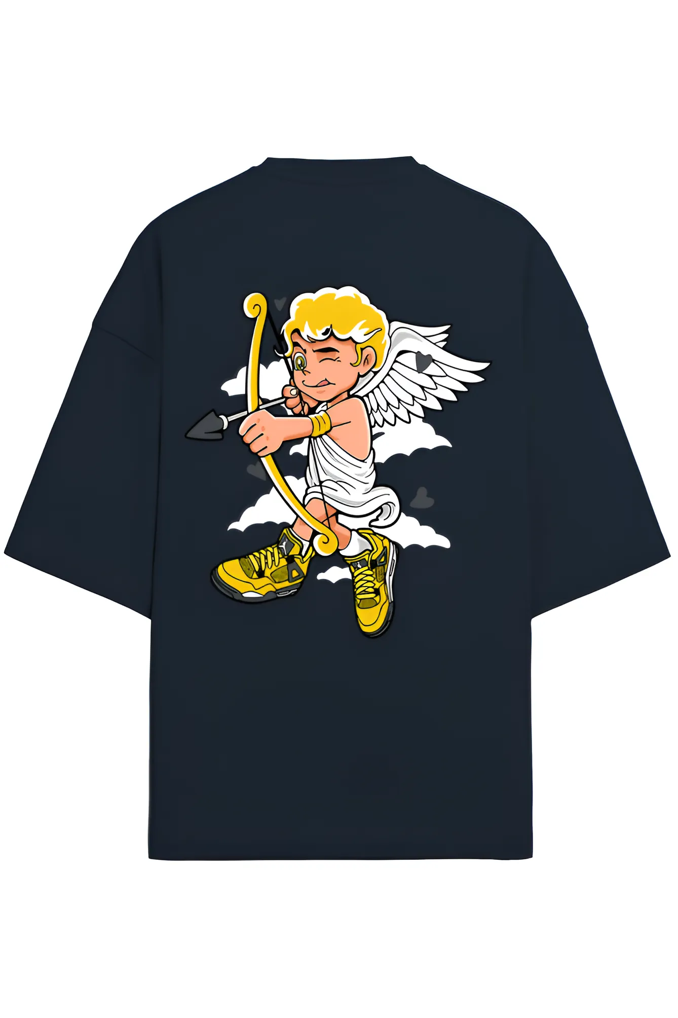 Cute Cupid Angel Premium Unisex Terry Oversized T-Shirt