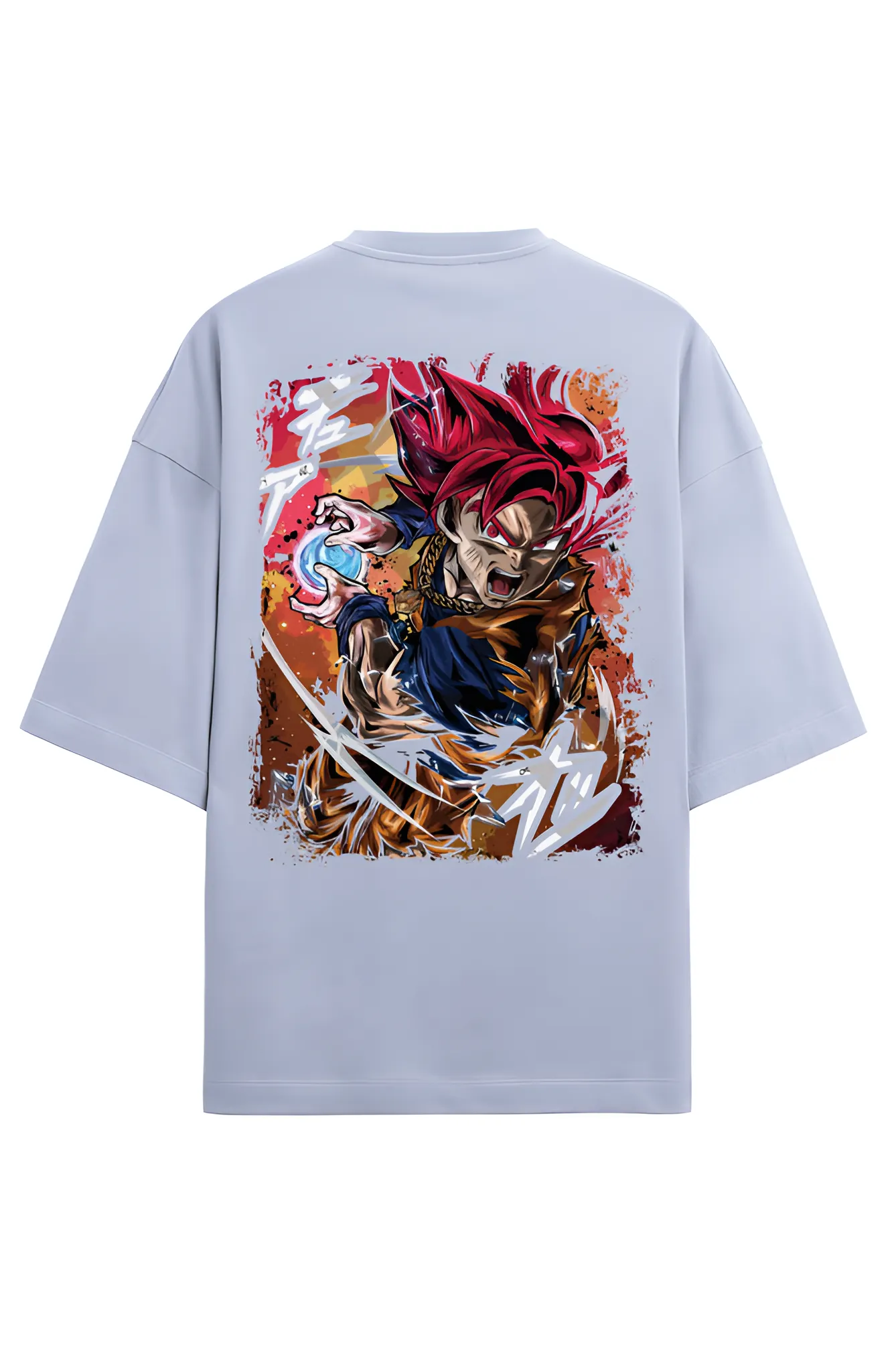 Epic Saiyan Energy Premium Terry Oversized T-Shirt