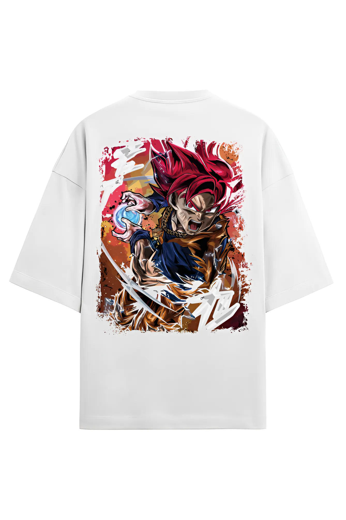 Epic Saiyan Energy Premium Terry Oversized T-Shirt