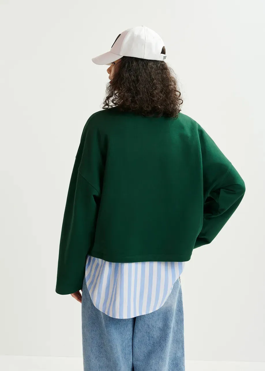 Essentiel Antwerp Hedance Sweatshirt in Pine Needle