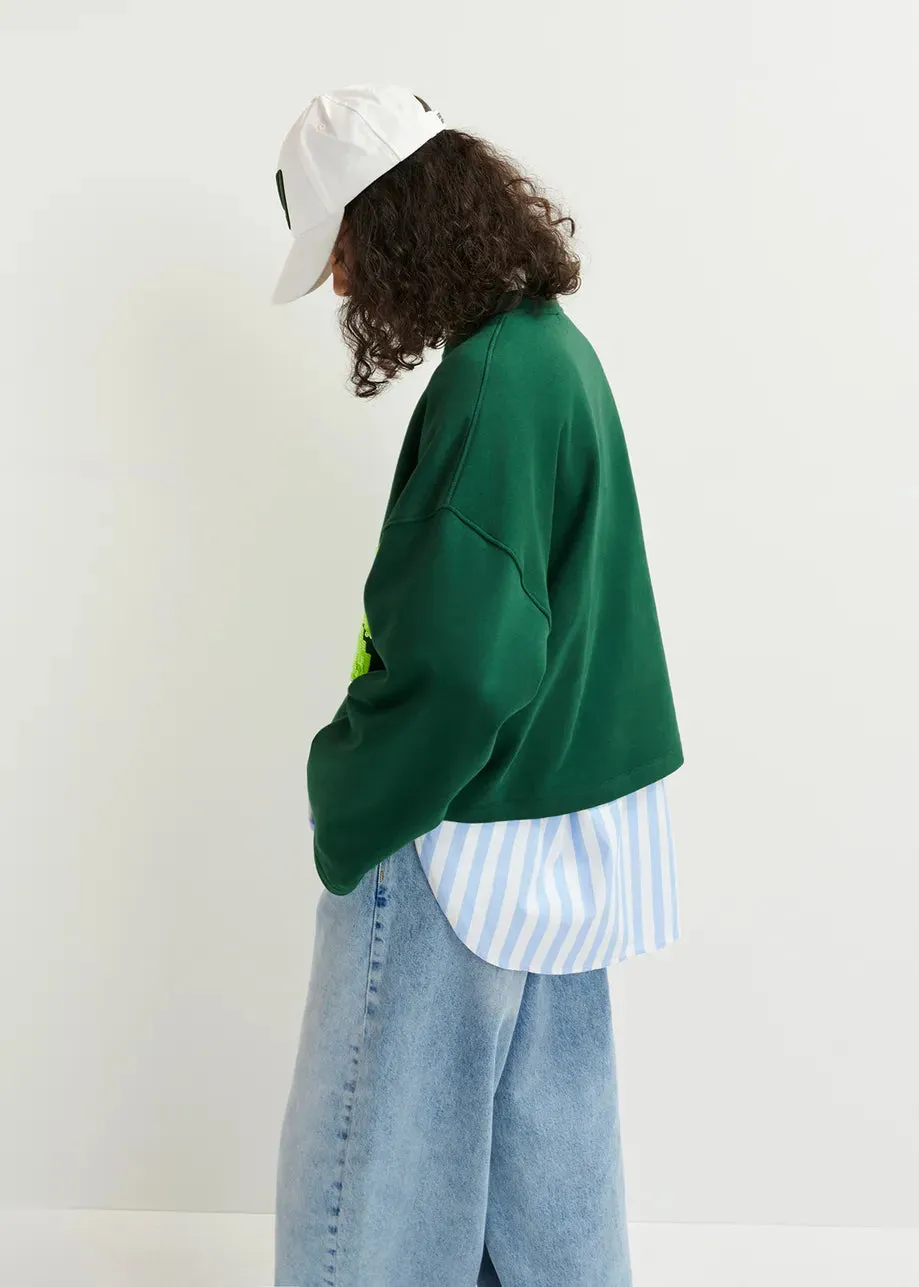 Essentiel Antwerp Hedance Sweatshirt in Pine Needle