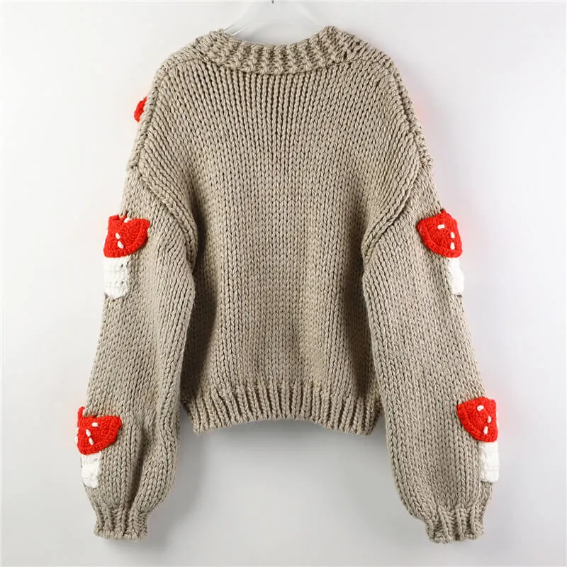 Fly Agaric Cardigan Crochet Aesthetic