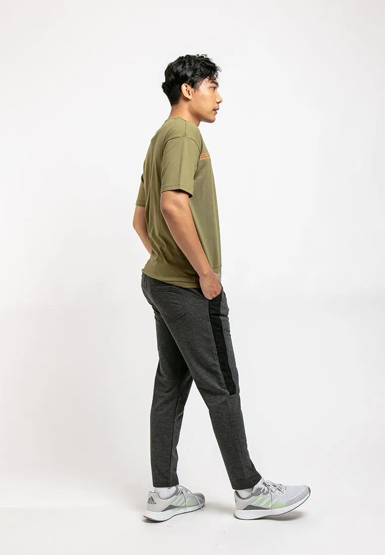Forest Premium Cotton Terry Stretchable Jogger Pants Men | Seluar Lelaki Jogger - 10748