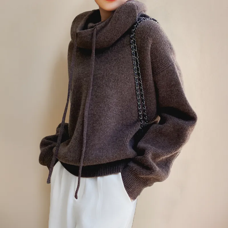 Leah | Oversize Knitted Hoodie