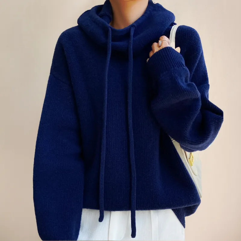 Leah | Oversize Knitted Hoodie