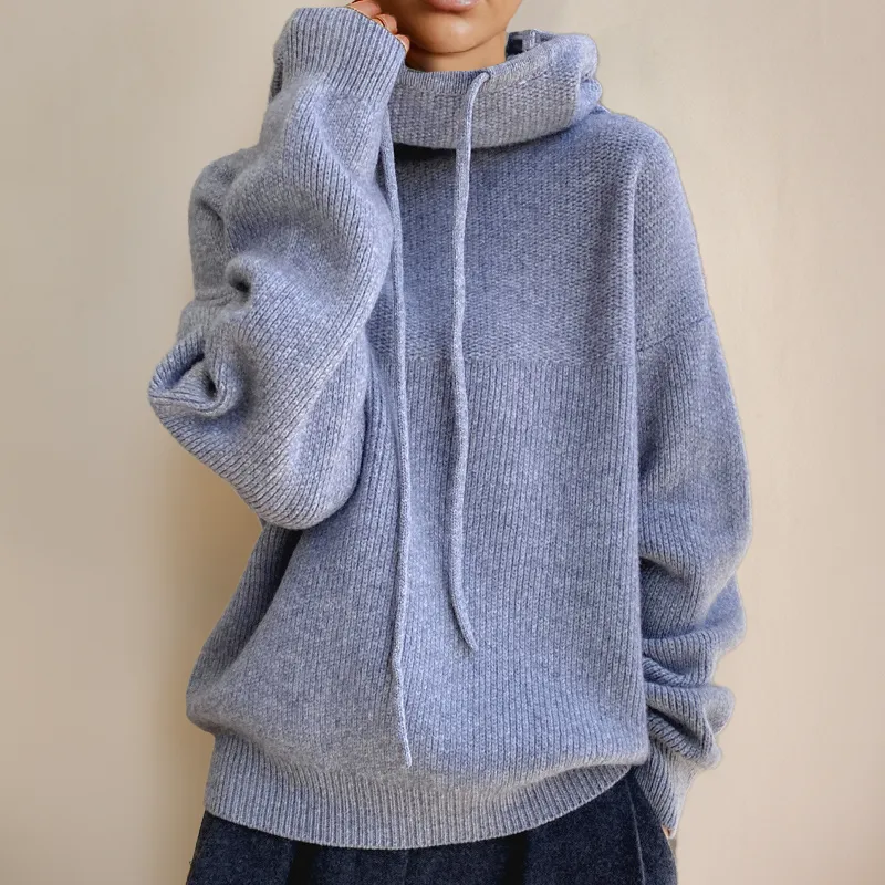 Leah | Oversize Knitted Hoodie