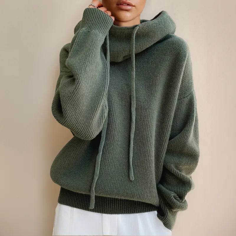 Leah | Oversize Knitted Hoodie