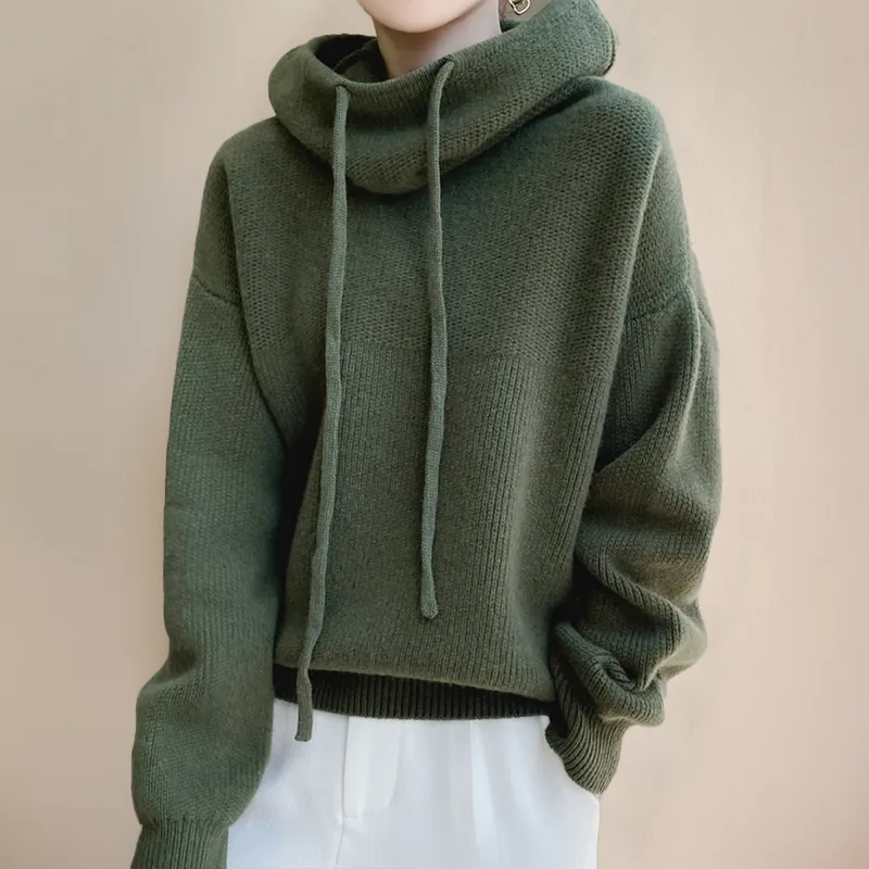Leah | Oversize Knitted Hoodie