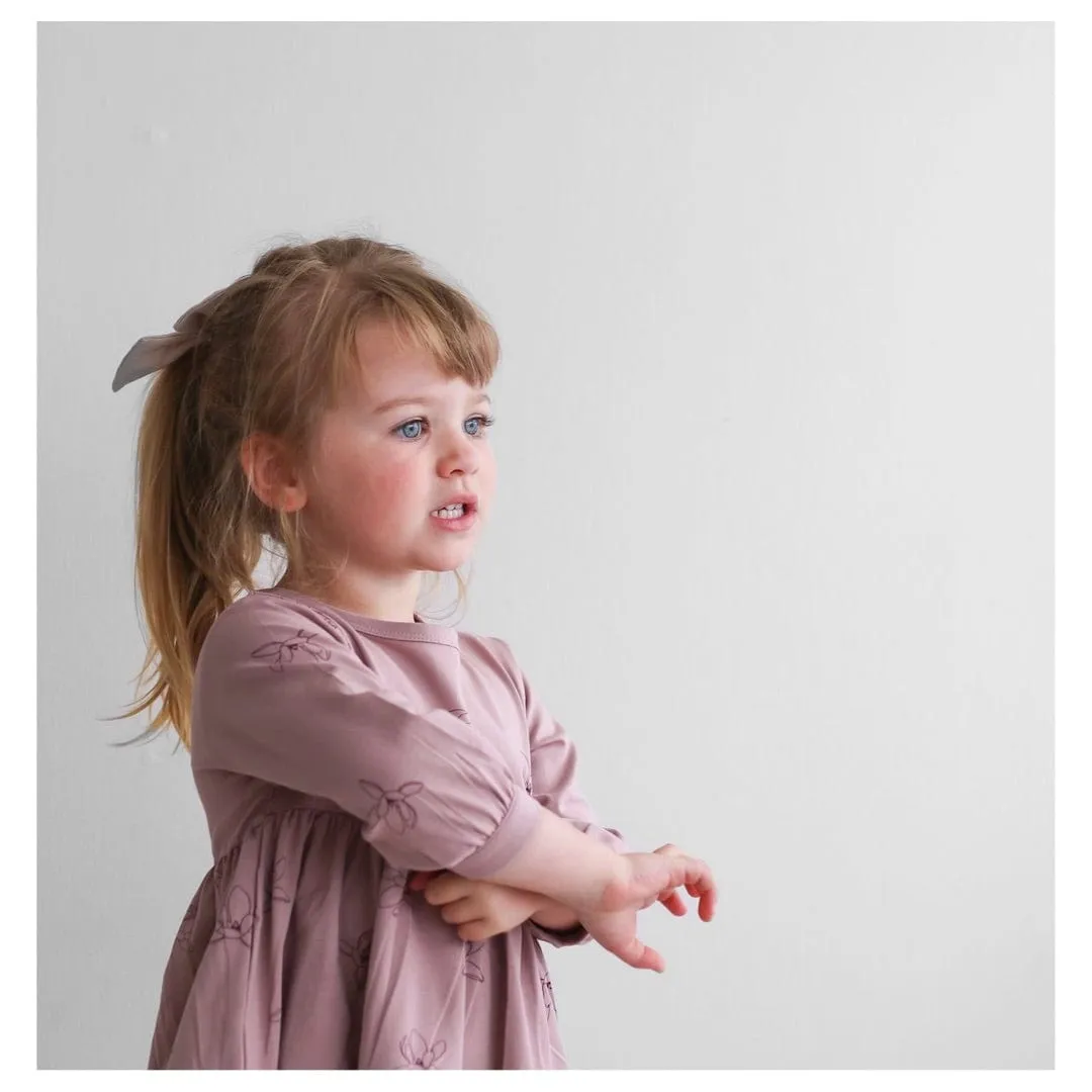 Long Sleeve Poppy Dress - Magnolia
