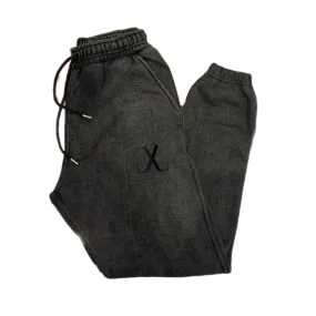 Loyalty Love -"Washed Black Jogger Pants"