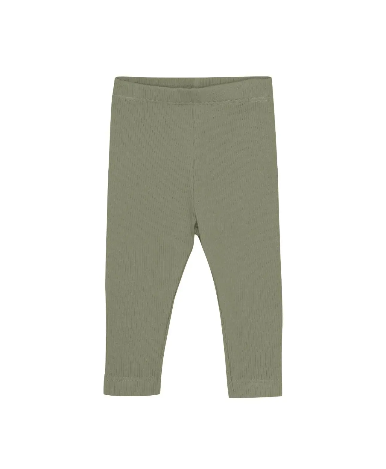 Minymo Infant Girl Ribbed Leggings- Sea Spray