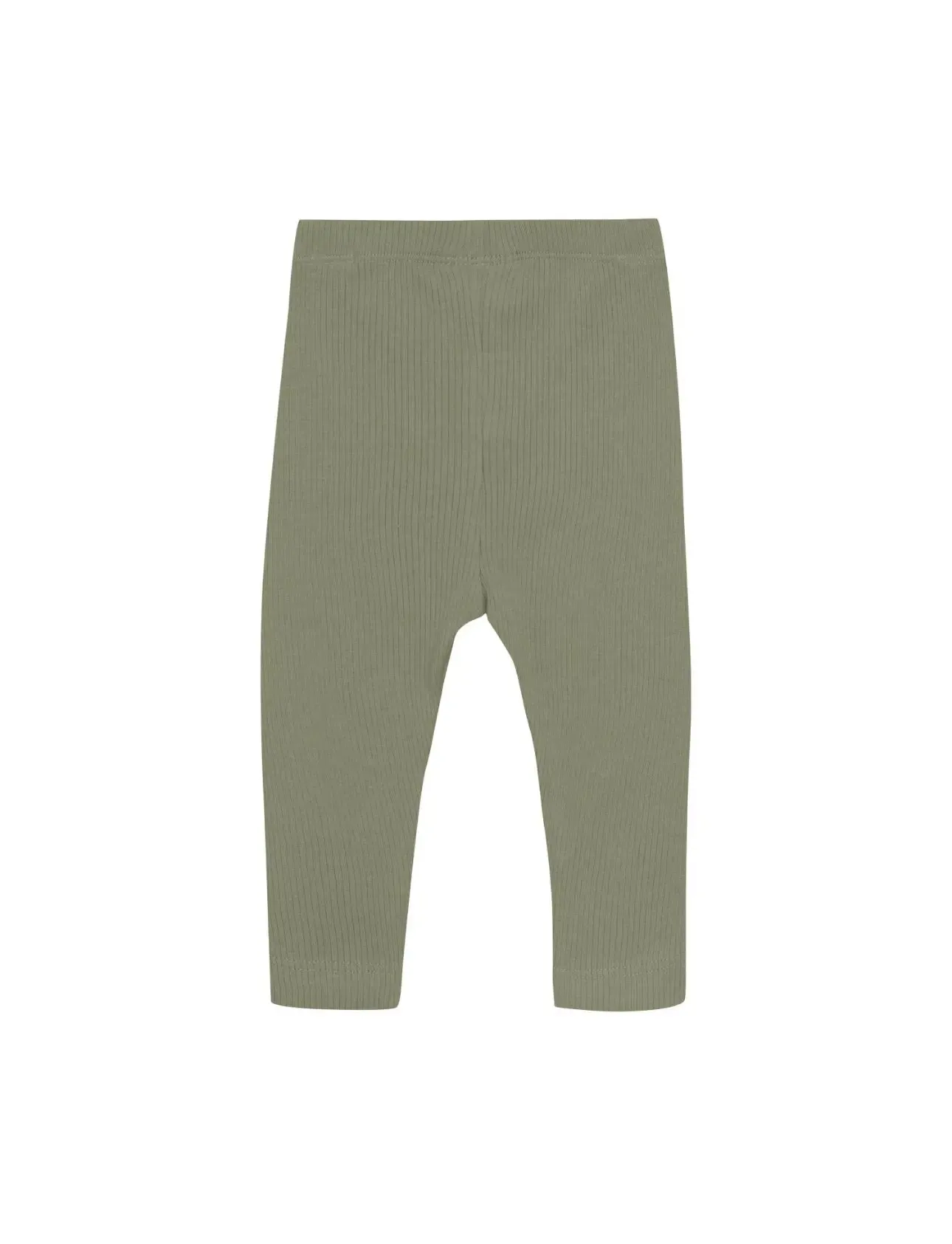 Minymo Infant Girl Ribbed Leggings- Sea Spray