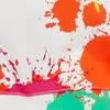 Paint-Splatter French Terry Hoodie Dress
