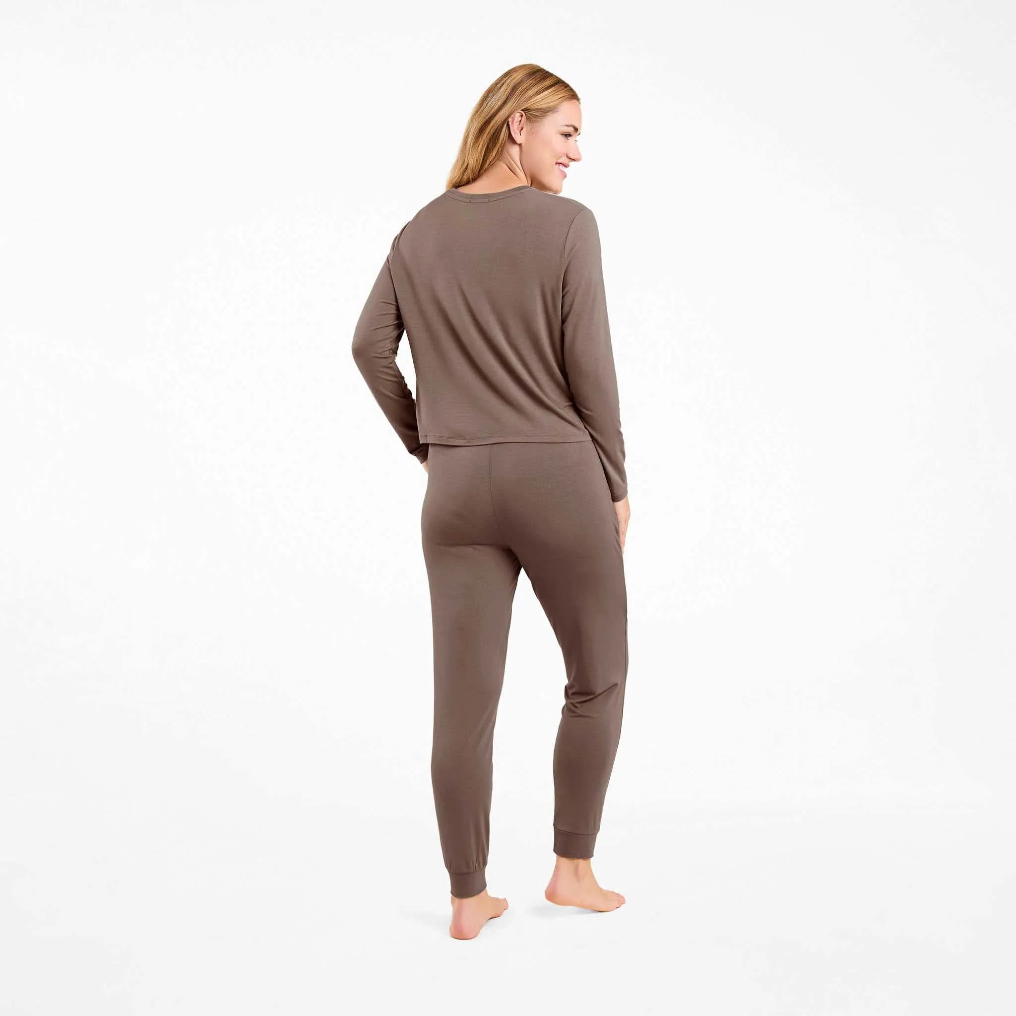 Pajama Jogger Set | Mocha