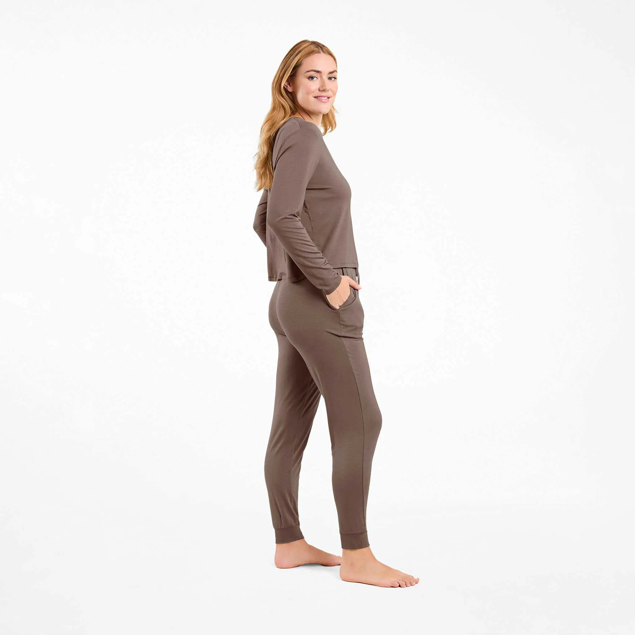 Pajama Jogger Set | Mocha
