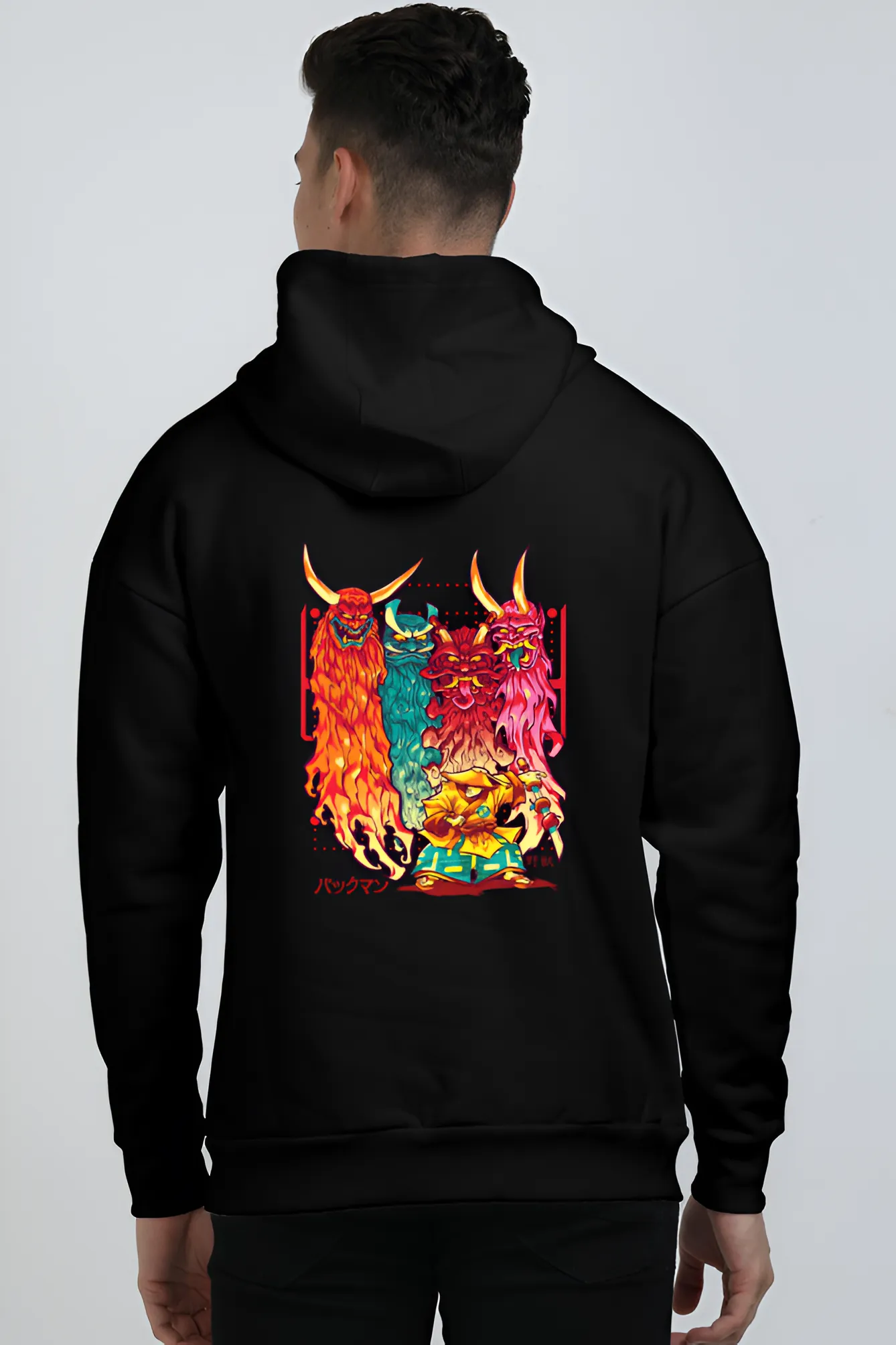 Pakku Man Premium Hoodie with Streetwear Graphic Design - Exclusive by Belavere