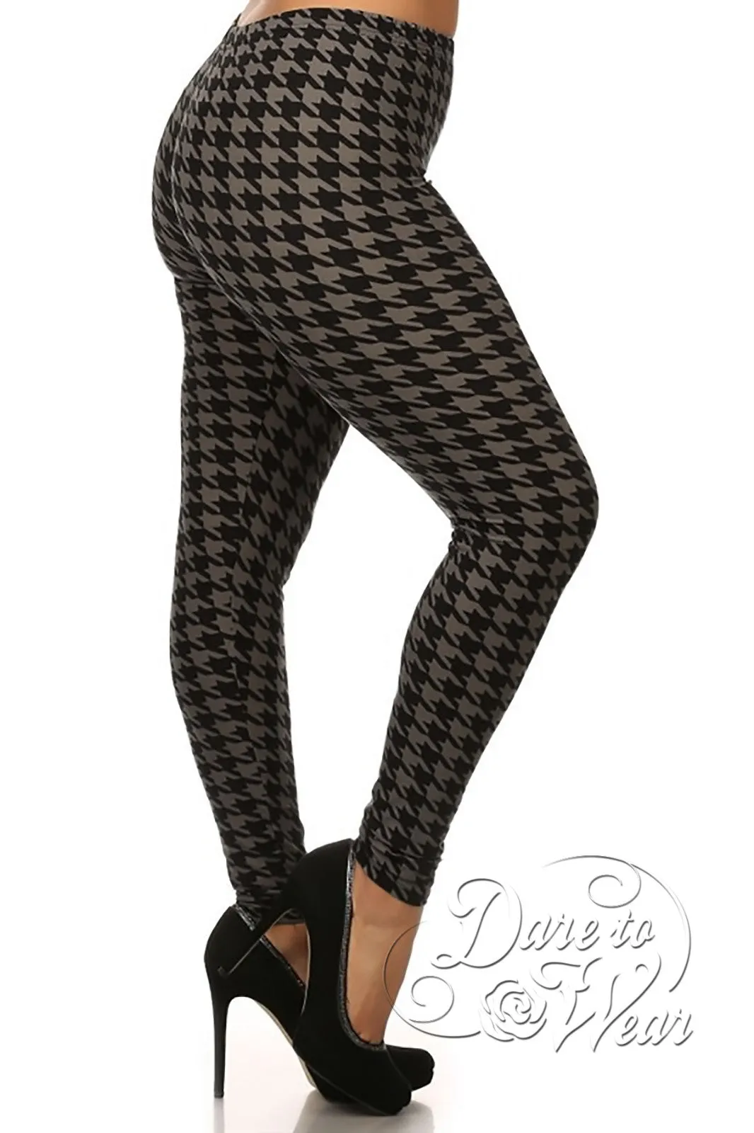 Peached Leggings in Greyhound