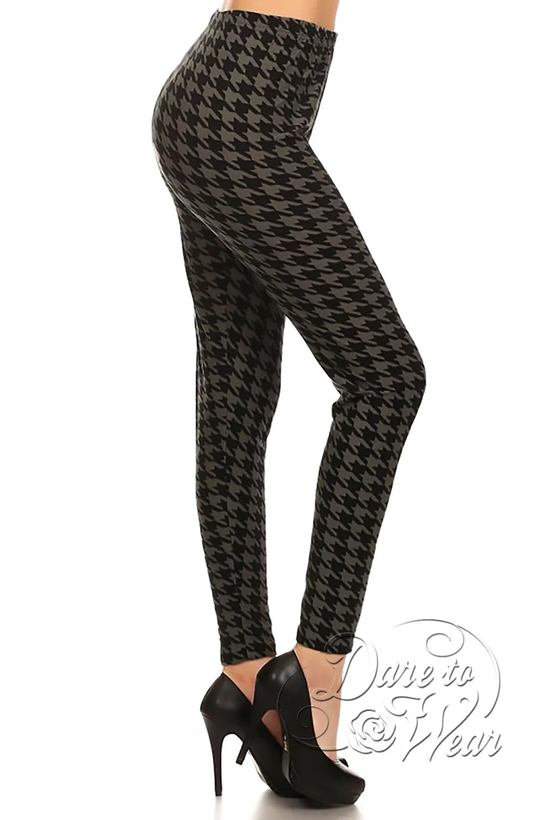Peached Leggings in Greyhound