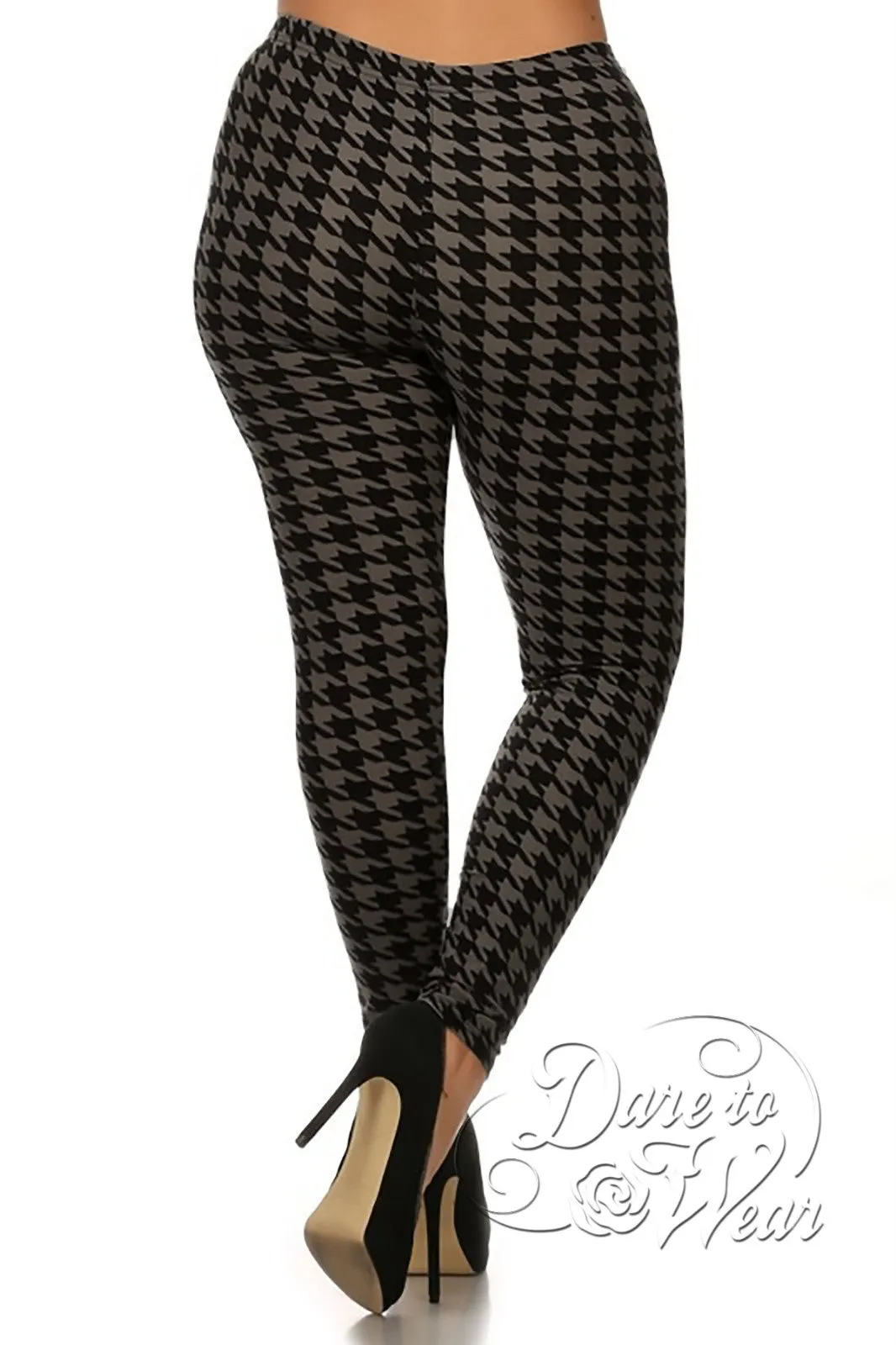 Peached Leggings in Greyhound