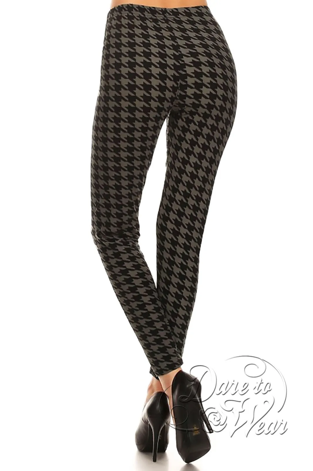Peached Leggings in Greyhound