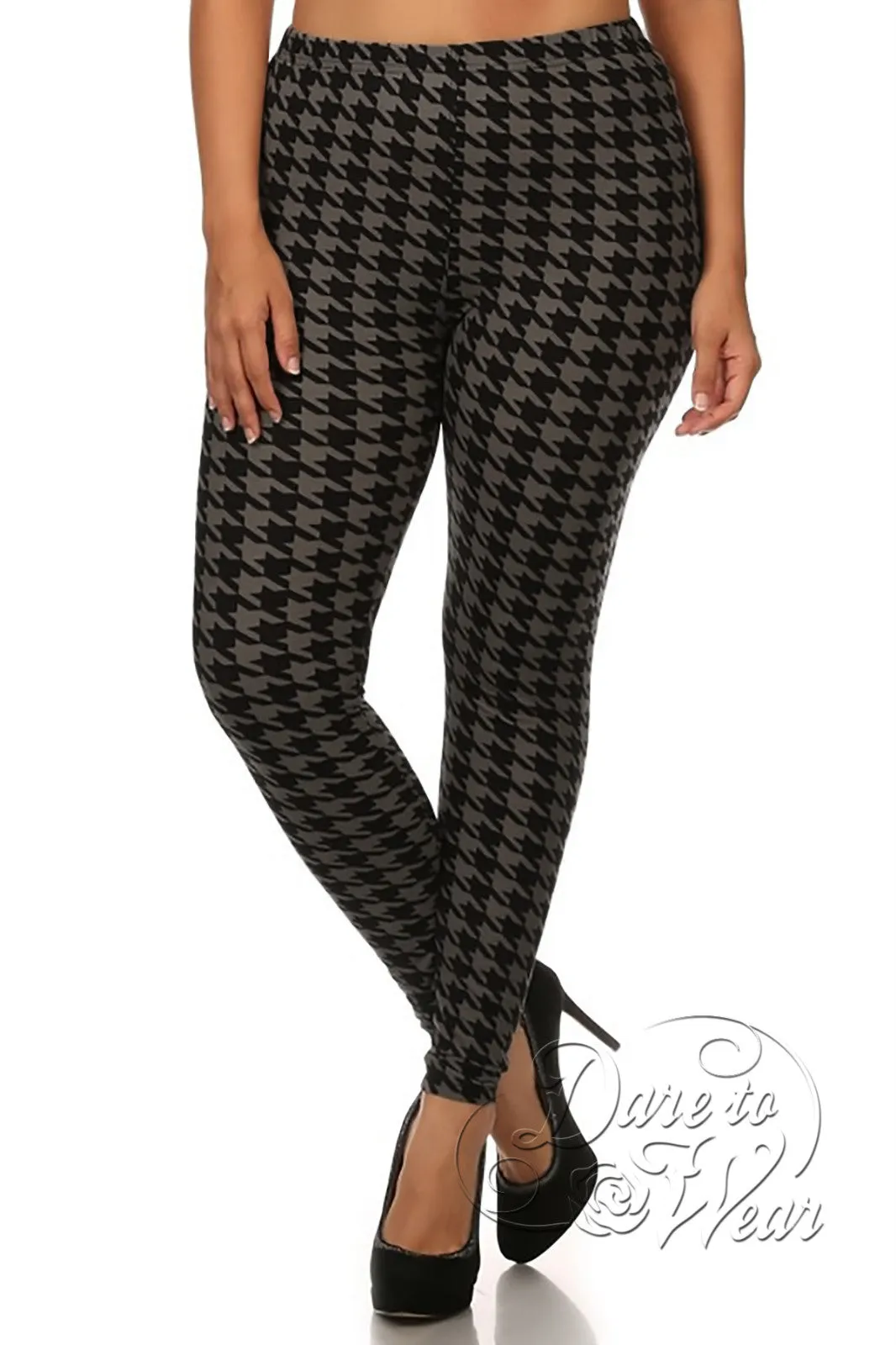 Peached Leggings in Greyhound