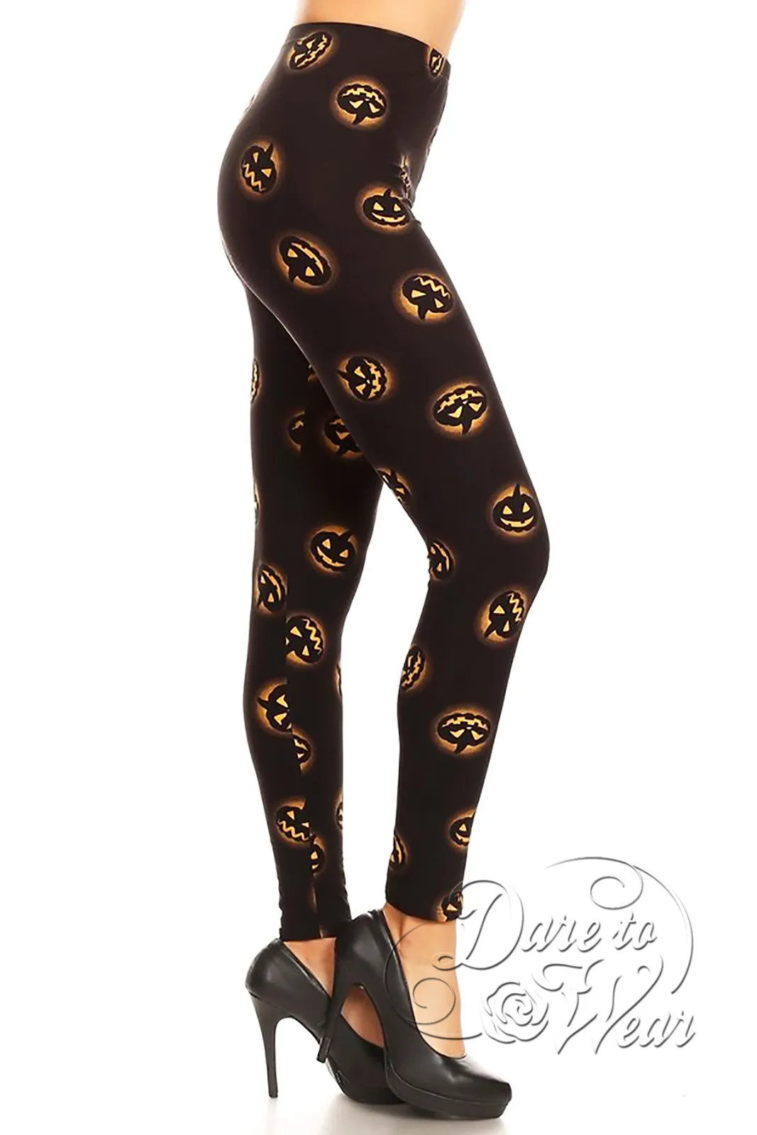 Peached Leggings in Halloween
