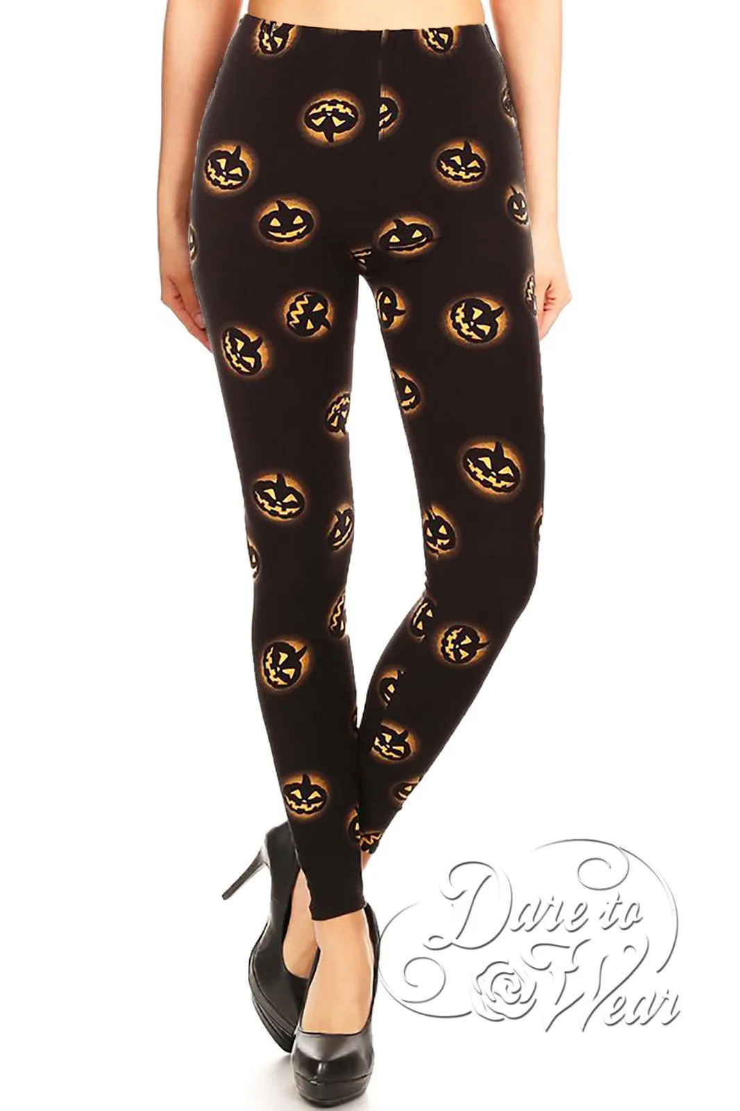 Peached Leggings in Halloween