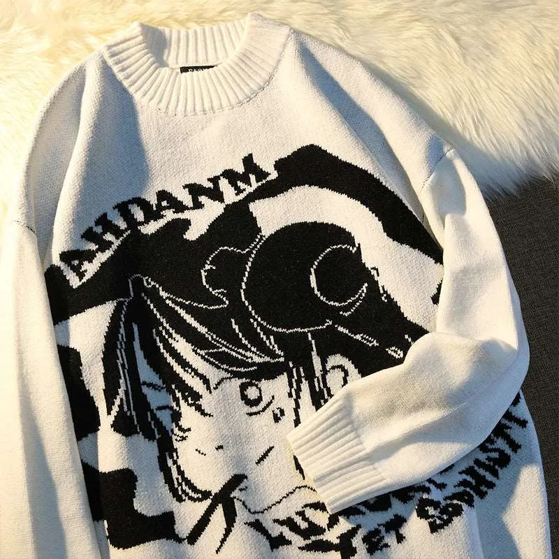Smoking Anime Girl Sweatshirt