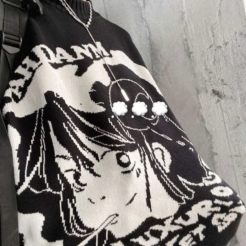 Smoking Anime Girl Sweatshirt