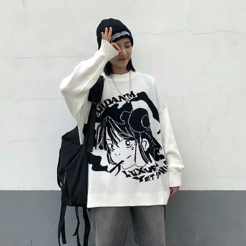 Smoking Anime Girl Sweatshirt