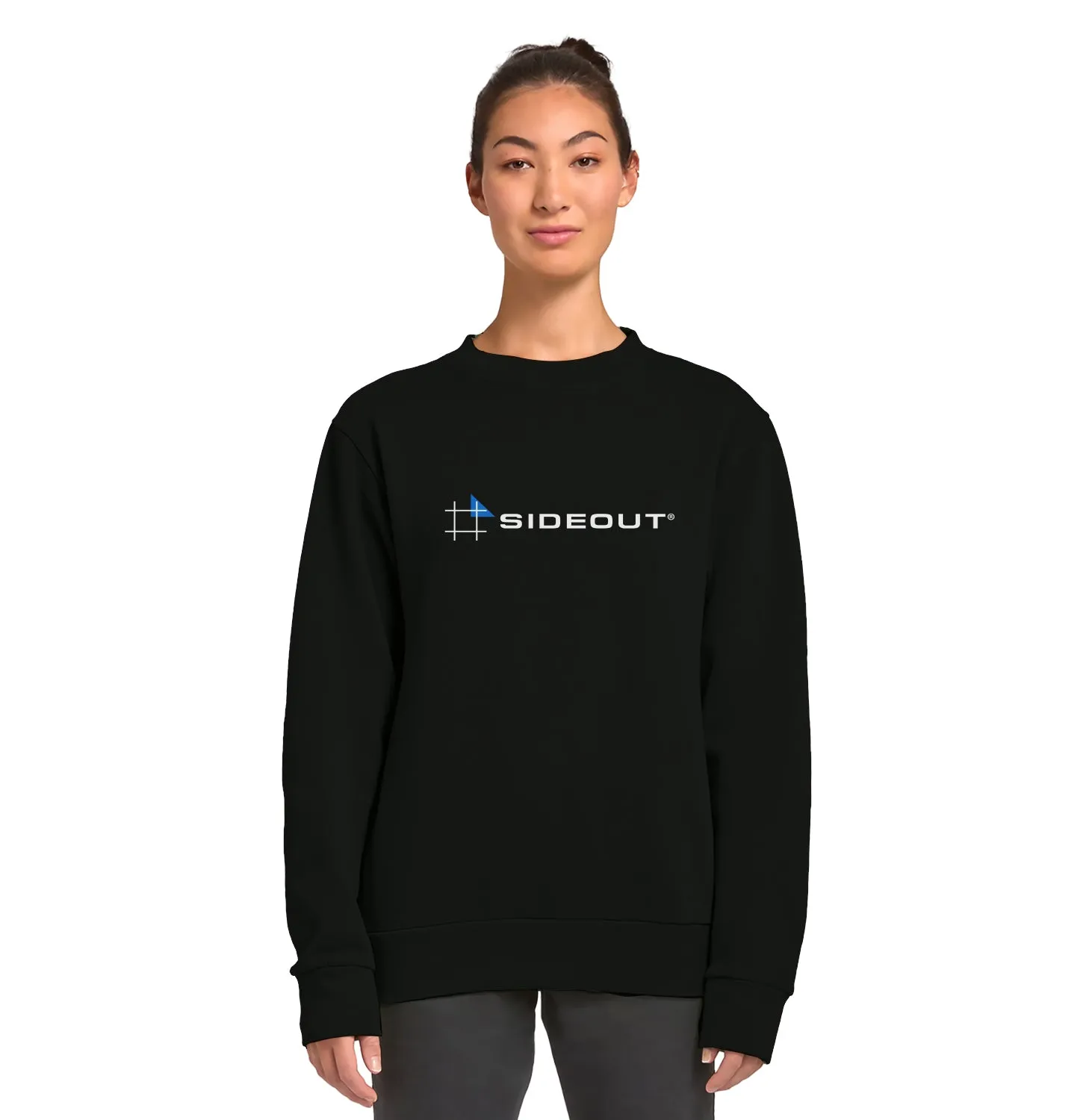 Sport Crewneck Black Sweatshirt