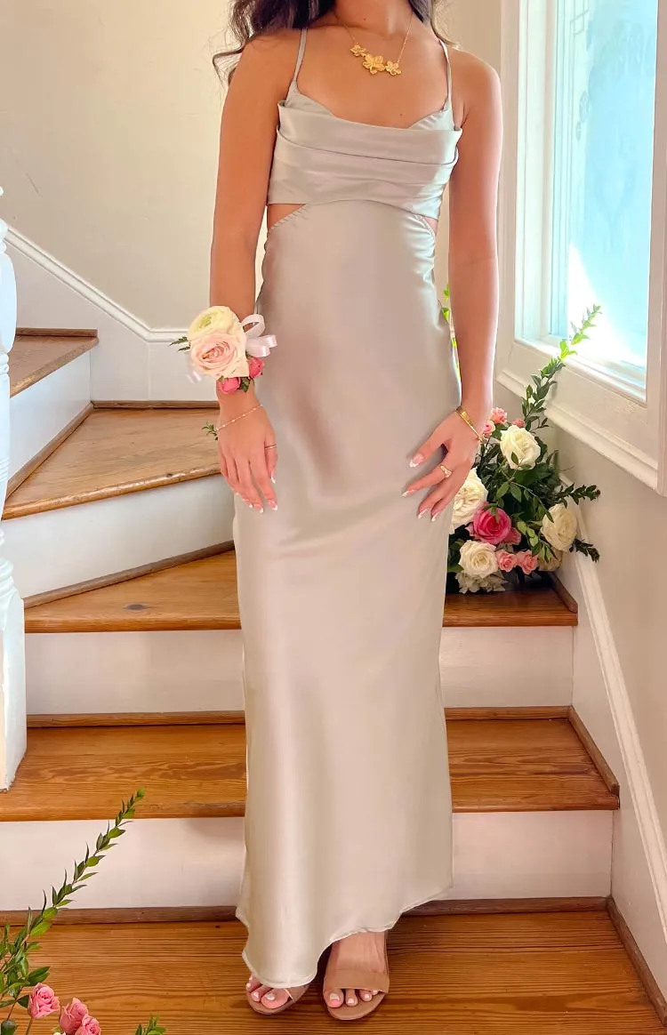 Taleah Cut Out Maxi Dress Sage