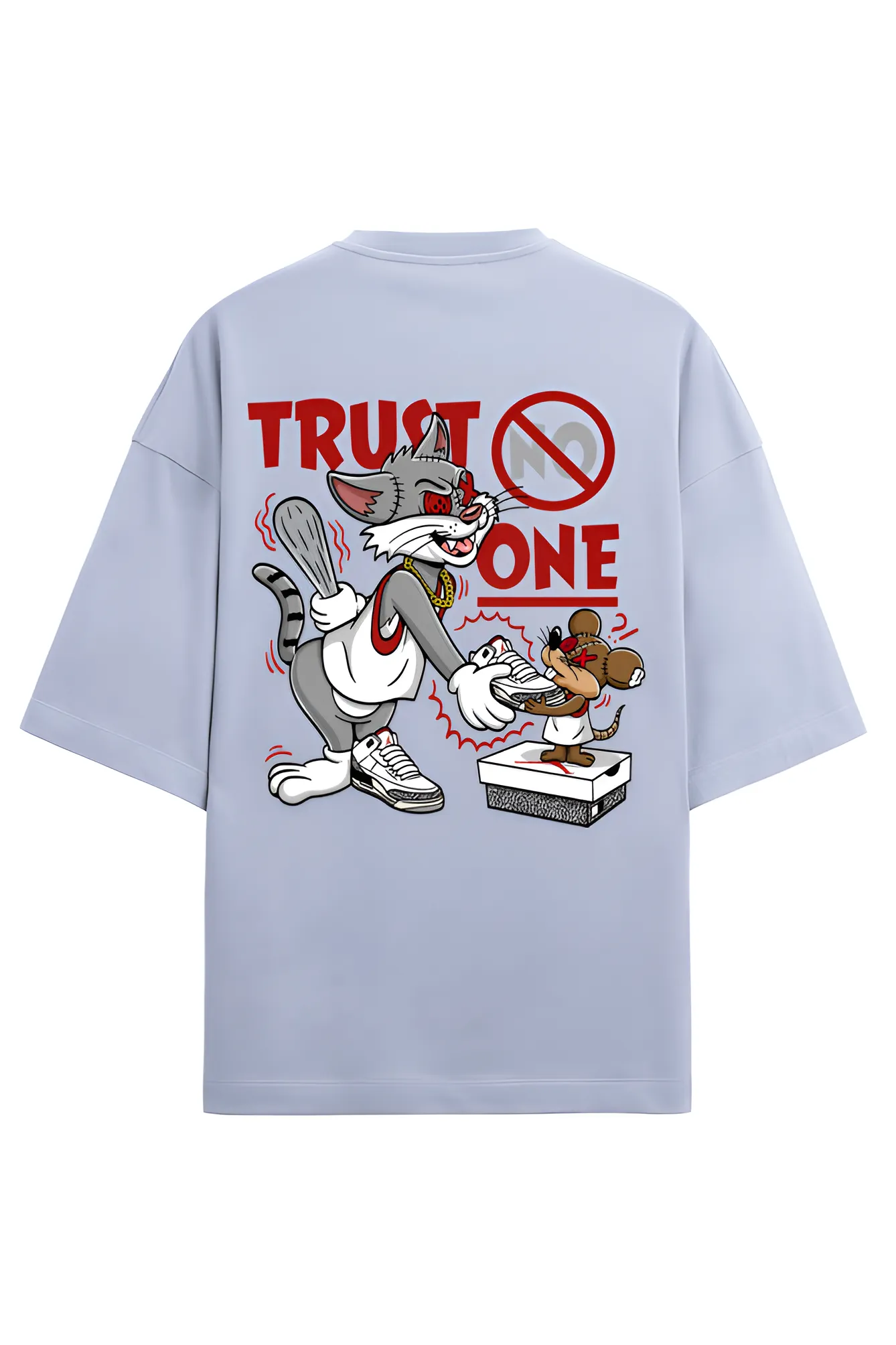 Trust No One Premium Unisex Terry Oversized T-Shirt
