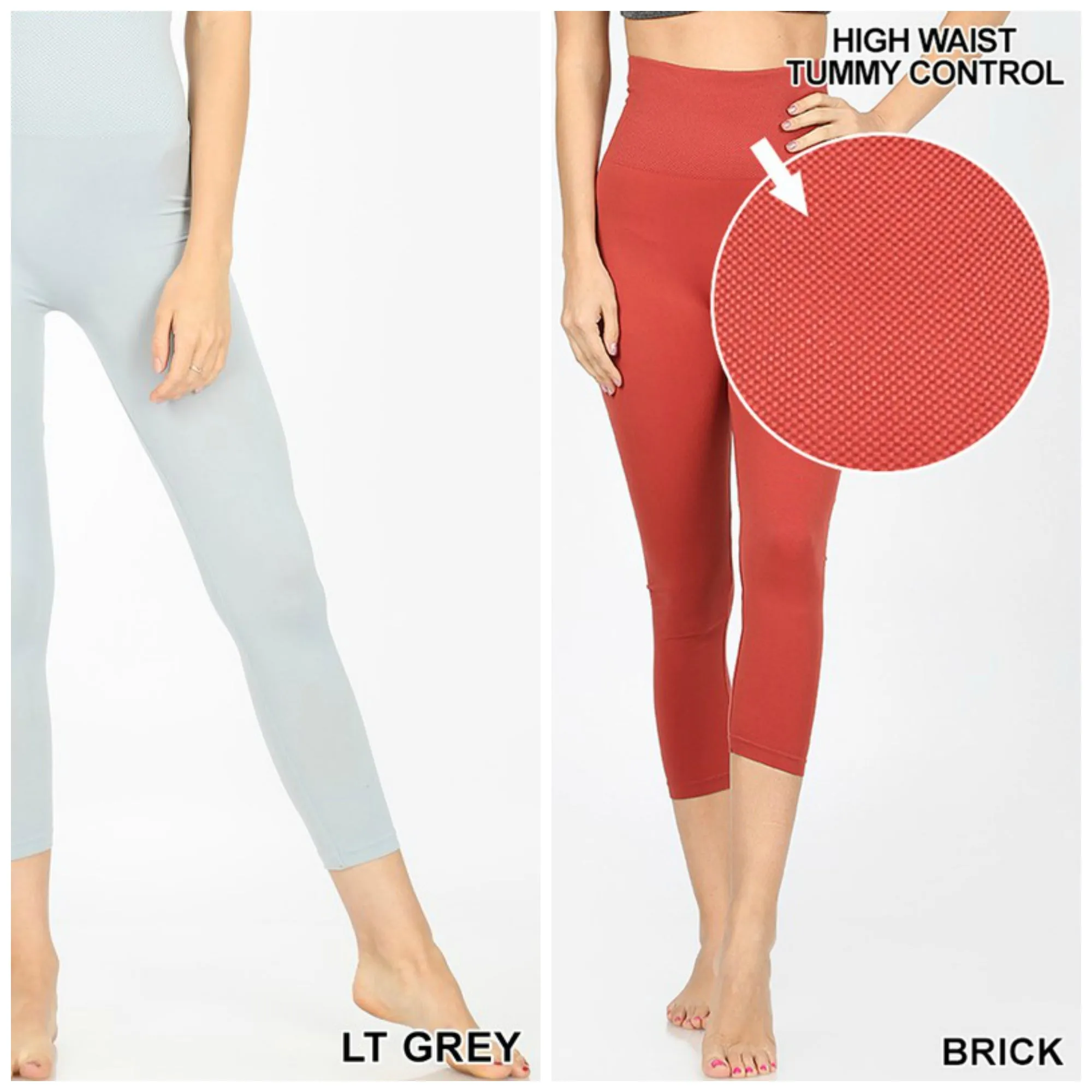 Tummy Control Capri Leggings