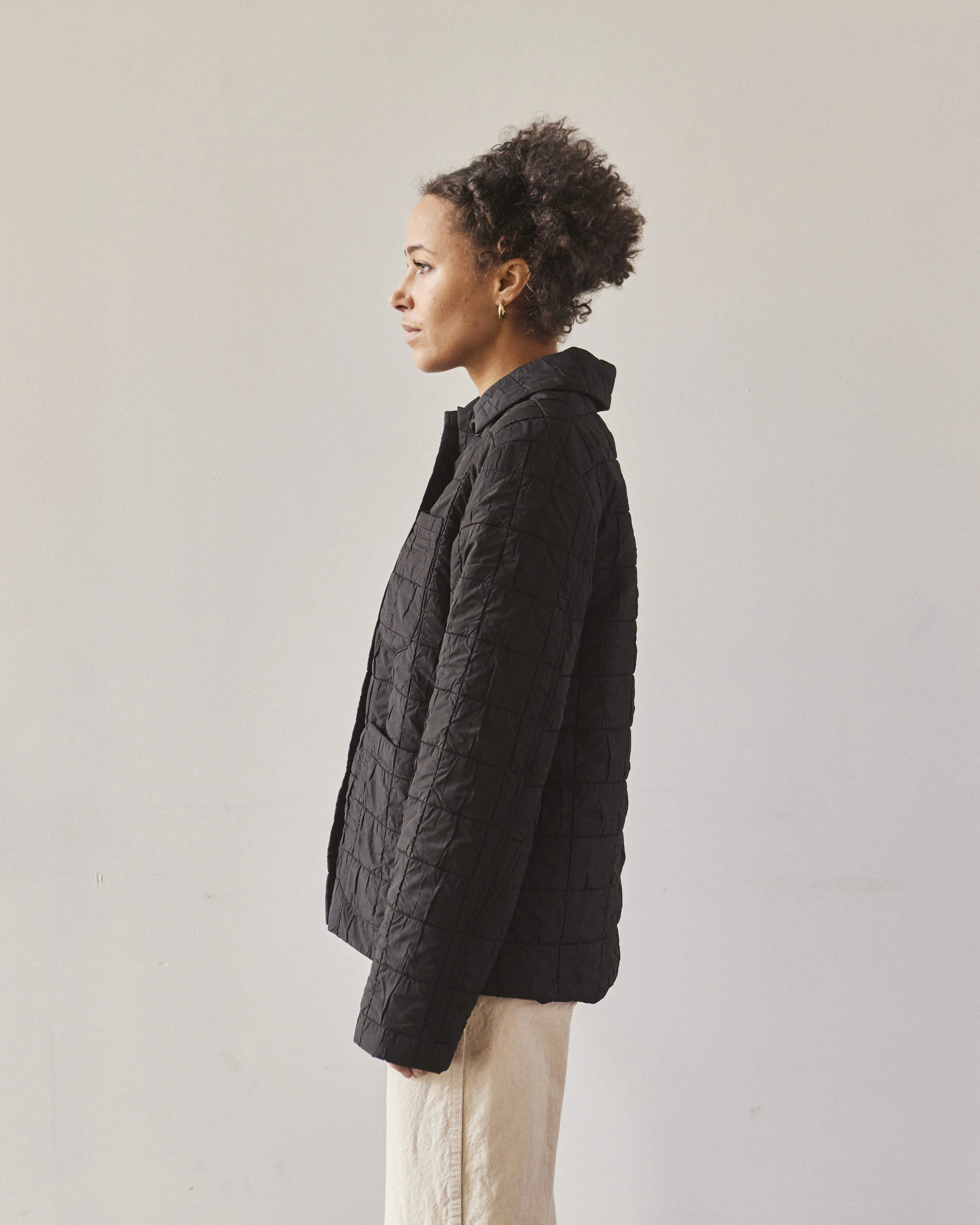 YMC Chore Quilted Jacket, Black